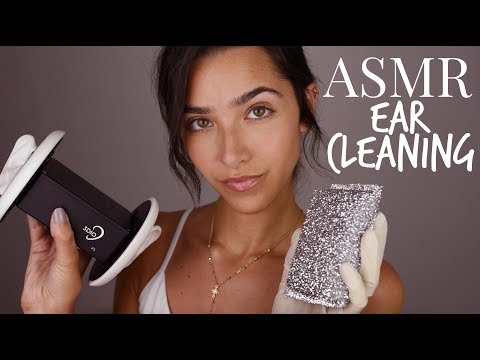 ASMR 3DIO Ear Cleaning (Ear brushing, Ear cupping, Ear massage, Ear touching, Cotton sounds...)
