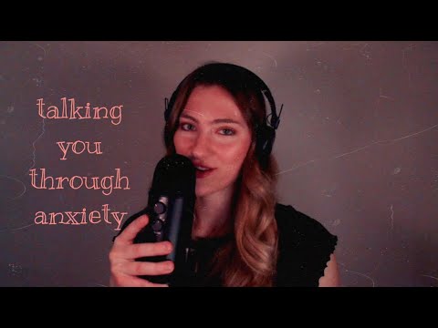 ASMR for anxiety relief (whispered, personal attention & blue yeti)