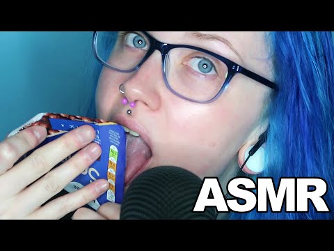 ASMR Yogurt Spoon Licking, Finger Licks, Biscuit Ball Eating 👅🥄