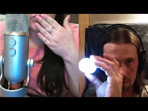 ASMR Various Triggers for TINGLES! Collab MickelousProductions  - mouth sounds  brushing  tapping