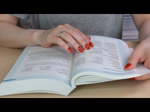 ASMR Book Page Turning | Occasional Nail Tapping, Scratching & Finger Tracing (No Talking)