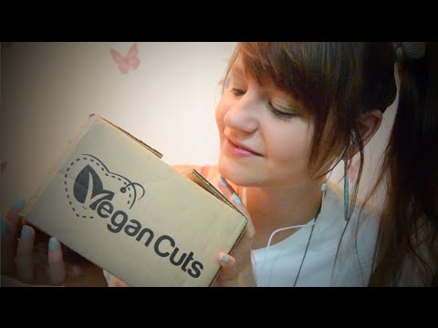 ASMR Crinkle and Tapping: Vegan Cuts Unboxing, Sound Focused, Minimal Whispering and Soft Speaking