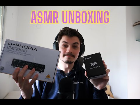 ASMR Unboxing: New Sound Card and Lens for Ultimate Experience