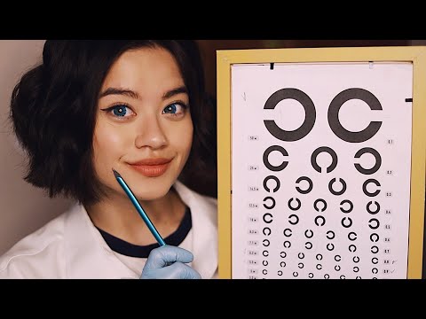 [ASMR] Relaxing Eye Exam| Roleplay| Personal Attention| Measure Your Eyes| Soft Spoken| Latex Gloves