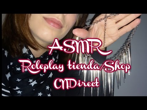 ASMR español Roleplay tienda/shop/CNDirect/show and tell