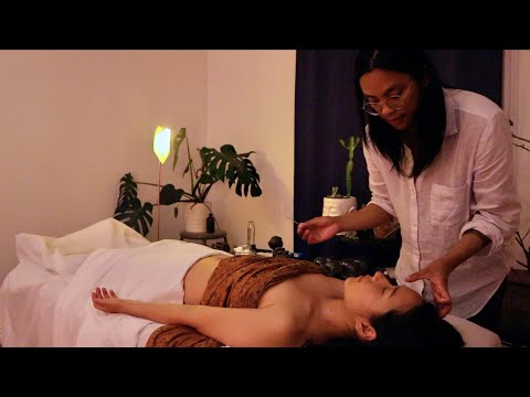 [ASMR] Fire Cupping and Acupuncture with Theodore | Traditional Chinese Medicine (Real Person)