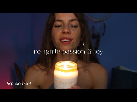 ASMR REIKI joy for life & passion | fire element | energy cleansing for depression, hand movement