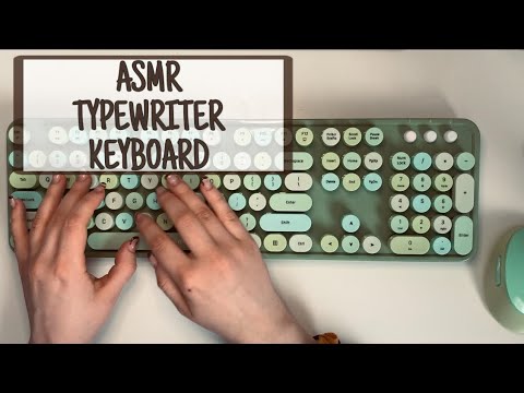 ASMR || Typewriter keyboard sounds ||