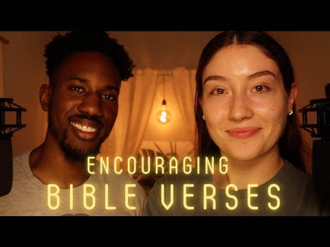 Christian ASMR - Reading Ecouraging Bible Verses (with my hubby)