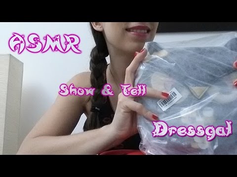 ASMR español ropa DRESSGAL/ show and tell /mouth sounds