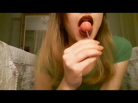 ASMR 🍭 Lollipop Licking & Gum Chewing (mouth sounds)