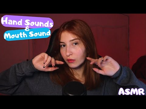 ASMR | MOUTH SOUNDS E HAND SOUNDS
