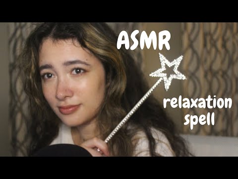 ASMR 🪄 casting a relaxation spell on you (mouth sounds, trigger word sounds, focus)