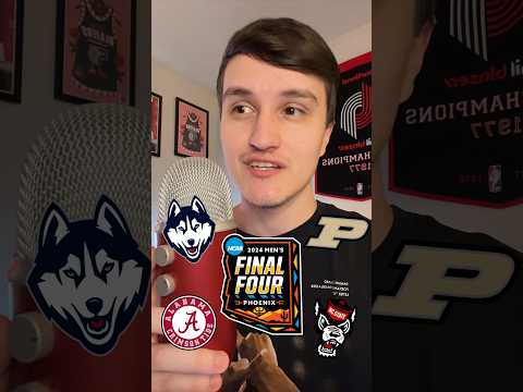 March Madness Final 4 Preview 🏀 ( ASMR ) #shorts #basketball #asmr