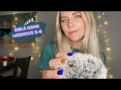 ASMR Switching from Soft Speaking to Whispering ~ Fluffy Mic Sounds ~ Hebrews 5-8