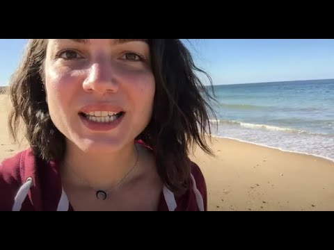 Balade sur la plage en Algarve * Doux sons des vagues, des pas, des coquillages
