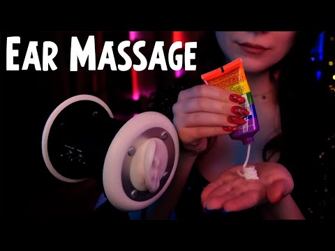ASMR Lotion Ear Massage 💎 No Talking, 3Dio, Creamy