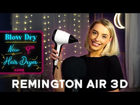 [ASMR] Blow dry / Hair drying / Hair Play - New Hairdryer experience!