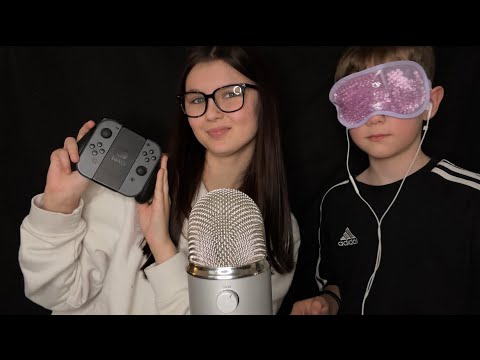 ASMR Guess The Trigger With My Brother || Custom video for anonymous