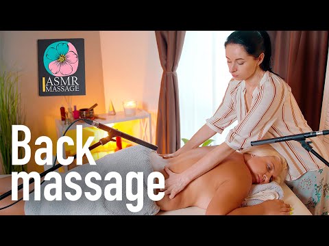 ASMR back massage by Anna | Real person