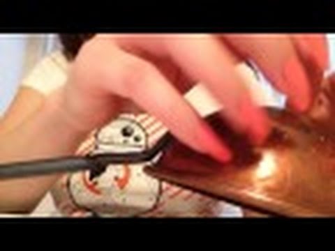 ASMR: Fast tapping and scratching - Metal and Wood [long natural nails]