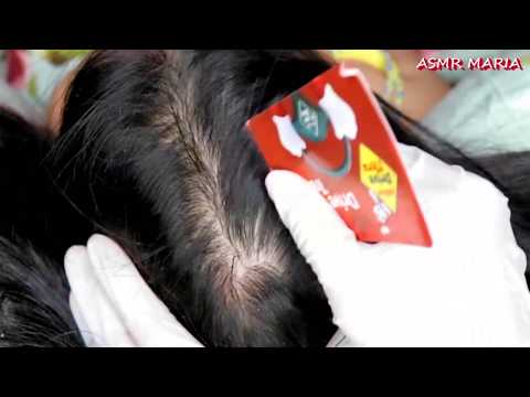 ASMR Relaxing Scalp Scratching with Paper Card