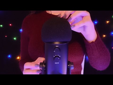 ASMR - Fast & Slow Scratching All Over the Microphone [No Talking]