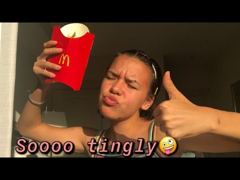 ASMR eating McDonald’s🍟🍟