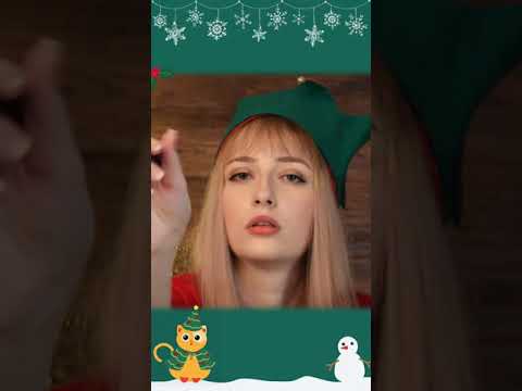 [ASMR] A Busy Elf Does Your Make-up in 1 Minute #shorts