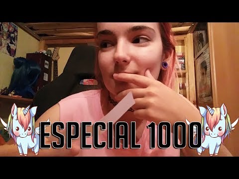 ESPECIAL 1000 SUSCRIPTORES ❤ASMR ESPAÑOL❤🎉🎉