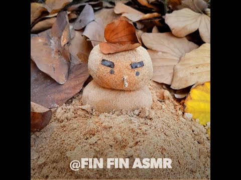 ASMR: Shaving a sand doll #1