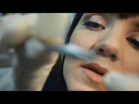 ASMR Dermatologist Exam - Extractions, Latex Gloves, Gentle Speaking