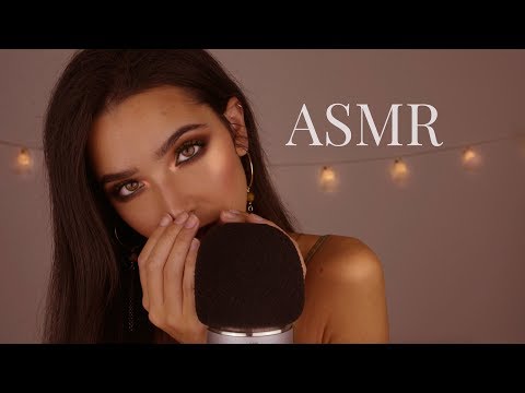 ASMR Extra Close-up Whispering | Soft Mic Scratching, Mouth Sounds, Trigger Words