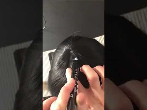 #asmr #hair #light #triggers Hair Touching with Light Induced Trigger #shorts