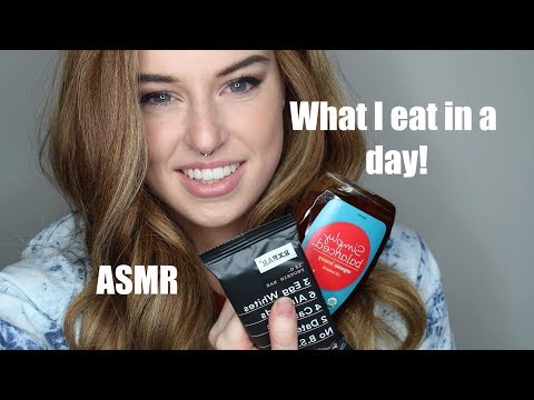 ASMR What I Eat In A DAY/ Tapping/ Soft Spoken