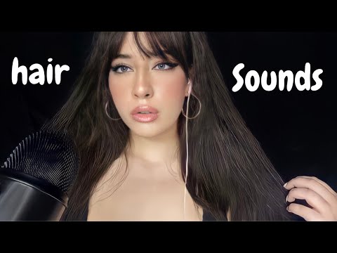 ASMR | Hair Sounds & Fabric Scratching & Hand Sounds