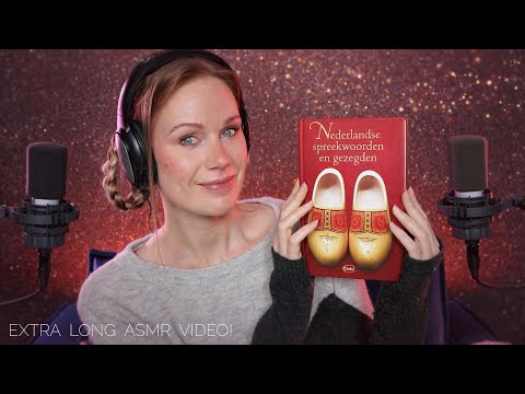 Let me whisper 22 dutch phrases & sayings in your ears! | BOOK READING & PAGE FLIPPING ASMR