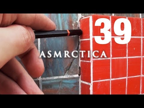 ASMR Welcome to visit my new Patreon page! Tile Wall Tracing Soft Spoken