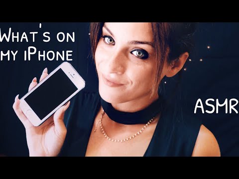 What's on my iPhone  ASMR Ita  | Intense Whispering Binaural | Tapping on Display | OryDream,