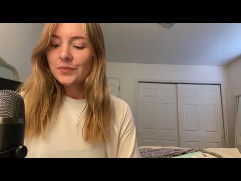ASMR ramble and haul! (tapping, scratching)