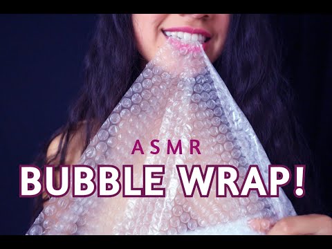 Playing With Bubble Wrap!! | Azumi ASMR | Crinkling, Stroking, Biting & Popping!
