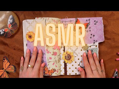 ASMR | Hand Movements, Crafting Sounds, No Talking | Wreck This Journal 04