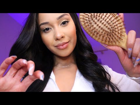 ASMR Girl Brushes Your Hair And Gives You A Scalp Massage💆🏻‍♀️ Scalp Scratching Personal Attention