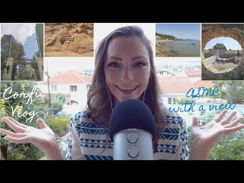 ASMR outdoor with a view | Corfu Vlog 🏖️ [german/deutsch]