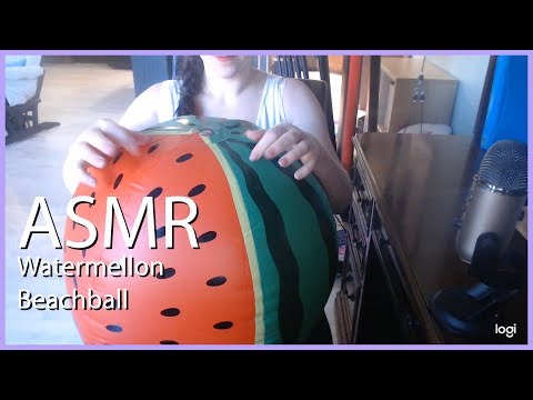 ASMR- Blowing Up a Beach Ball