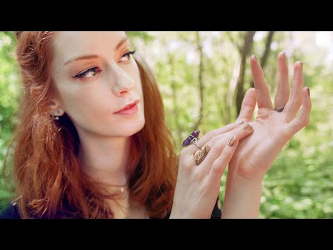 [ASMR] Hand Movements In Nature 🌺🌲 Birdsong, Ambient Sounds