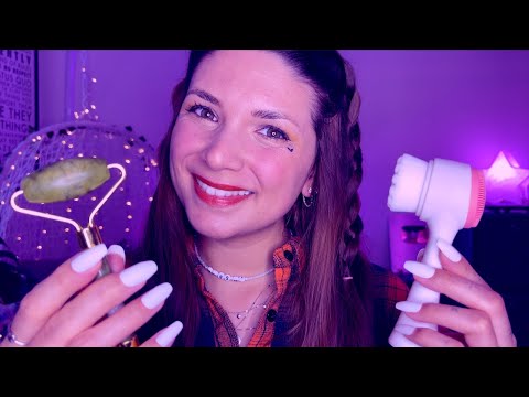 ASMR Beauty Spa Night - Friend Takes Care of You - Skincare, Personal Attention, German/Deutsch
