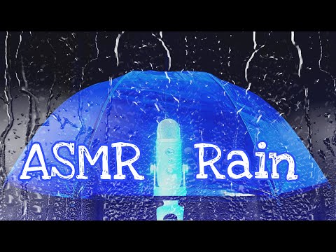 ASMR Rain - Umbrella over the Mic. Tapping to Relaxation
