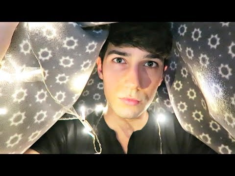 ASMR Roleplay ☔️ Scary Facts Under the Blanket☔️ (Rain & Thunderstorm)