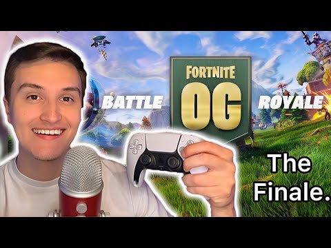 ASMR My Last Time Playing OG Fortnite? (Gaming w/ controller sounds)
